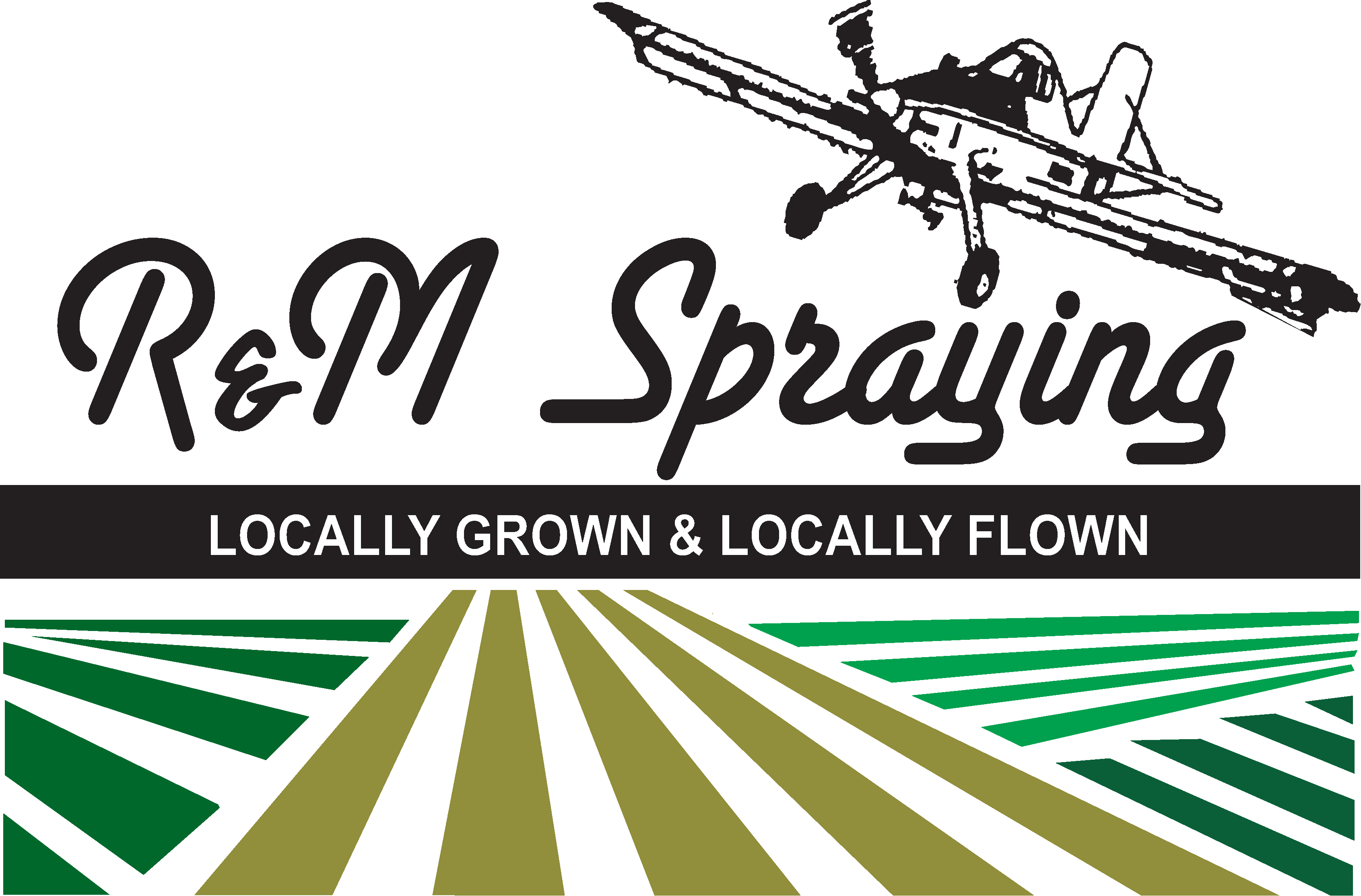 R & M Spraying logo